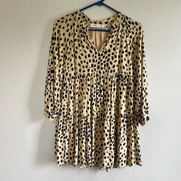 [Vineyard Vines] Leopard Tiered Dress- Size XXS - Picture 3 of 10
